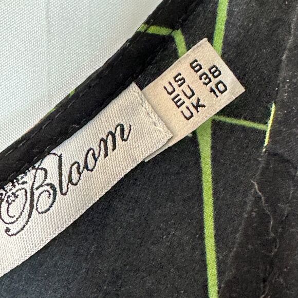 Orchid Bloom Black With Birds Tank Sleeve Wide Leg Jumpsuit - Picture 3 of 12